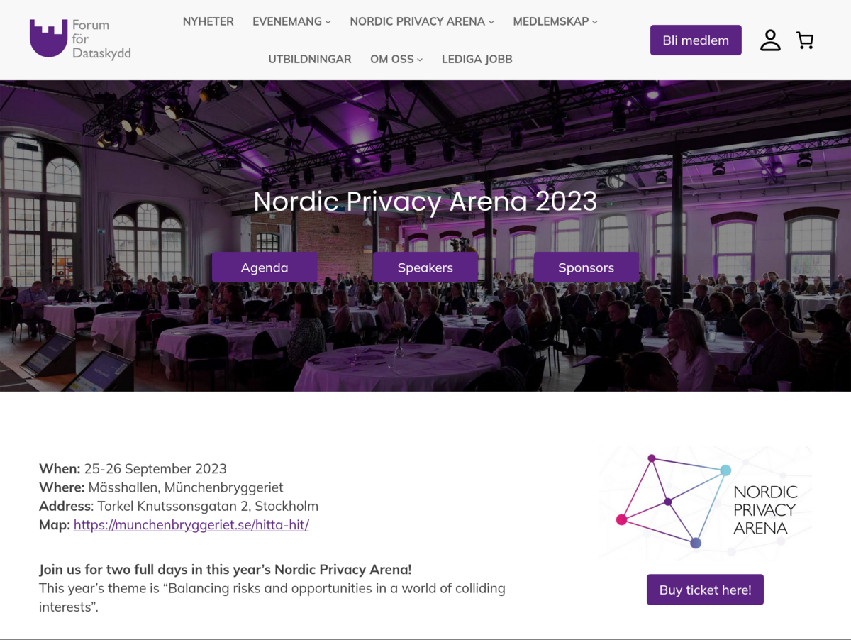Image Result For Nordic Privacy Arena Highlights Forum Fr Dataskydd